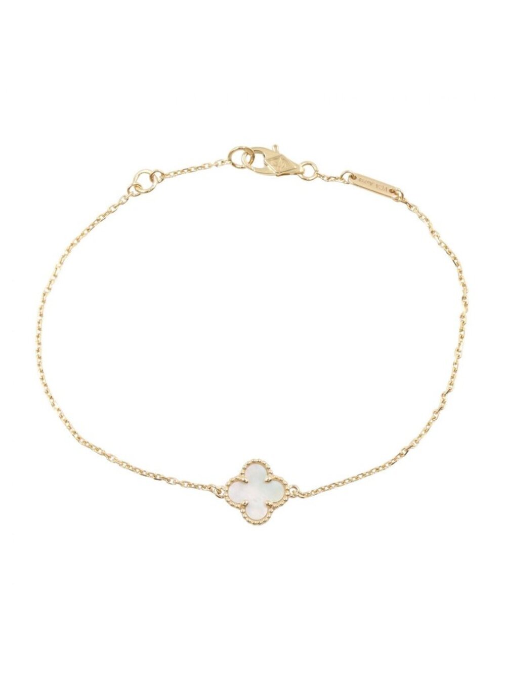 Van Cleef & Arpels Bracelet Sweet Alhambra Mother of Pearl 15.5 17 cm 18k